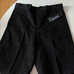 NEW George Black Flat Front boy’s  Shorts